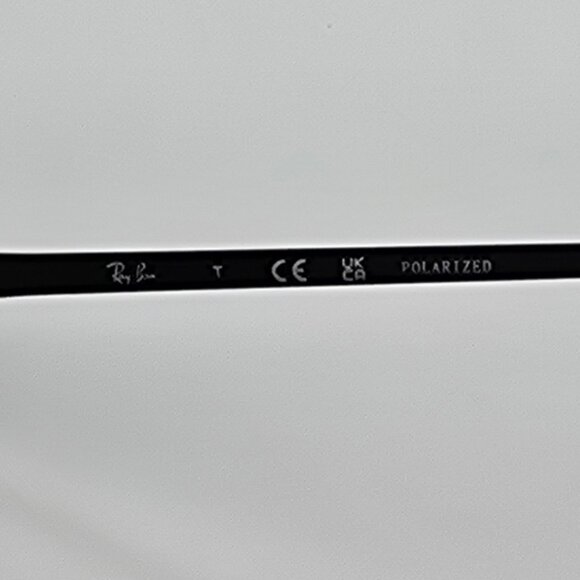 Ray-Ban RB3539 Erika Metal Black Frame Polarized Grey Lens Sunglasses 54-19-145 - Picture 8 of 12